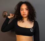 Crown Sculpt Crop Top Long Sleeve