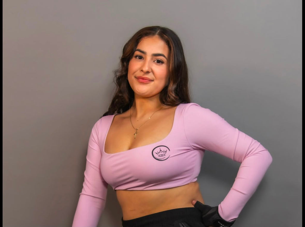 Crown Sculpt Crop Top Long Sleeve
